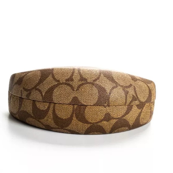 Coach Dark Green and Gold Samantha Sunglasses Bold Rectangular Design - Picture 6 of 6